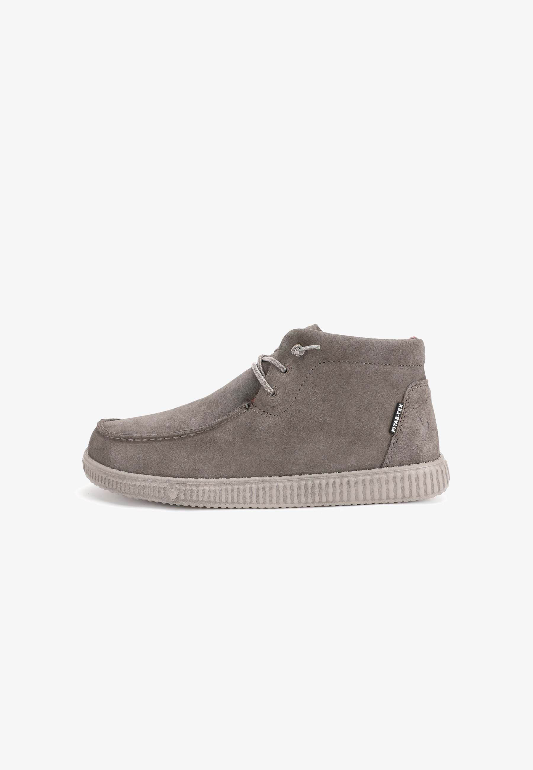 Botas de cano curto com cadarço Pitas - cinza