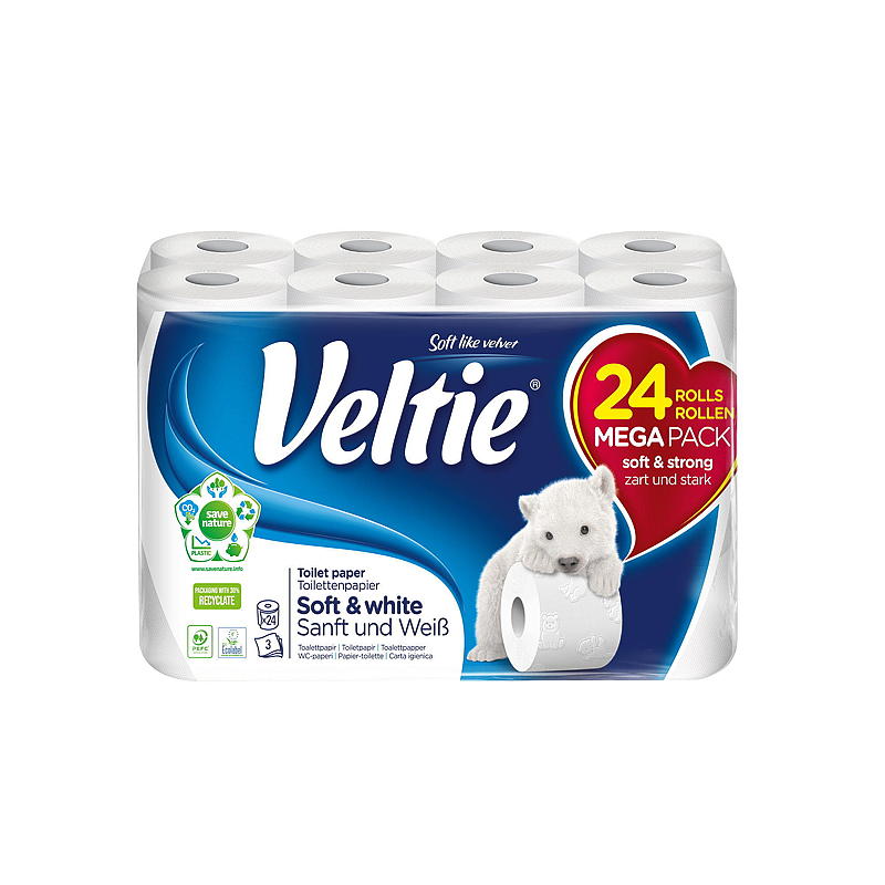 Veltie Papier toilette paquet de 24 Veltie