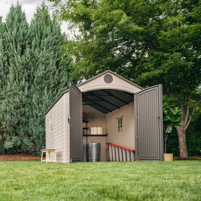Fuß breit x 12,5 Fuß tief Kunststoff-Gartenschuppen