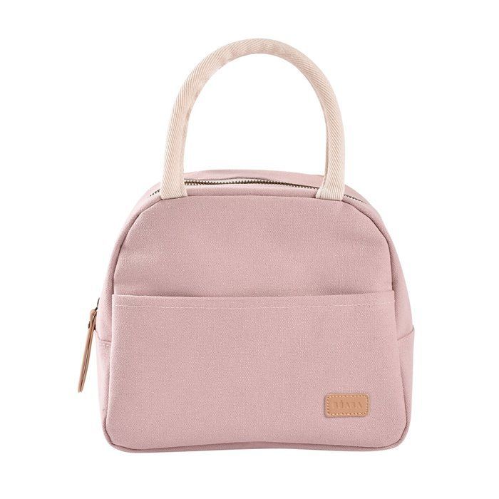 Borsa termica per il pranzo color rosa cipria