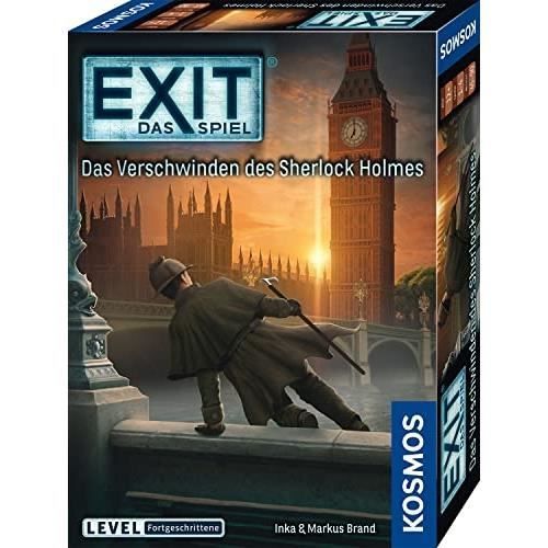 Board game - KOSMOS - EXIT® - Sherlock Holmes - 1 to 4 players - Ages 12+ - Cooperative
