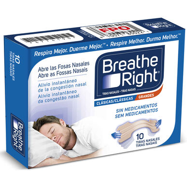 „Breathe Right“ „Breathe Right Classic“ nosies juostelės 10 vnt. 10 vnt.