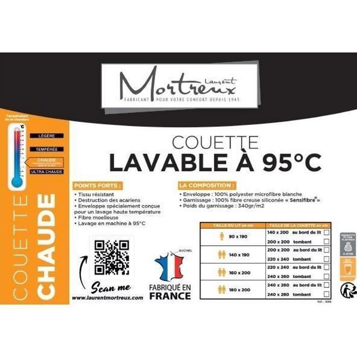 Boil-in-place warm duvet - 2 people 240x260 - Winter Special - MORTREUX