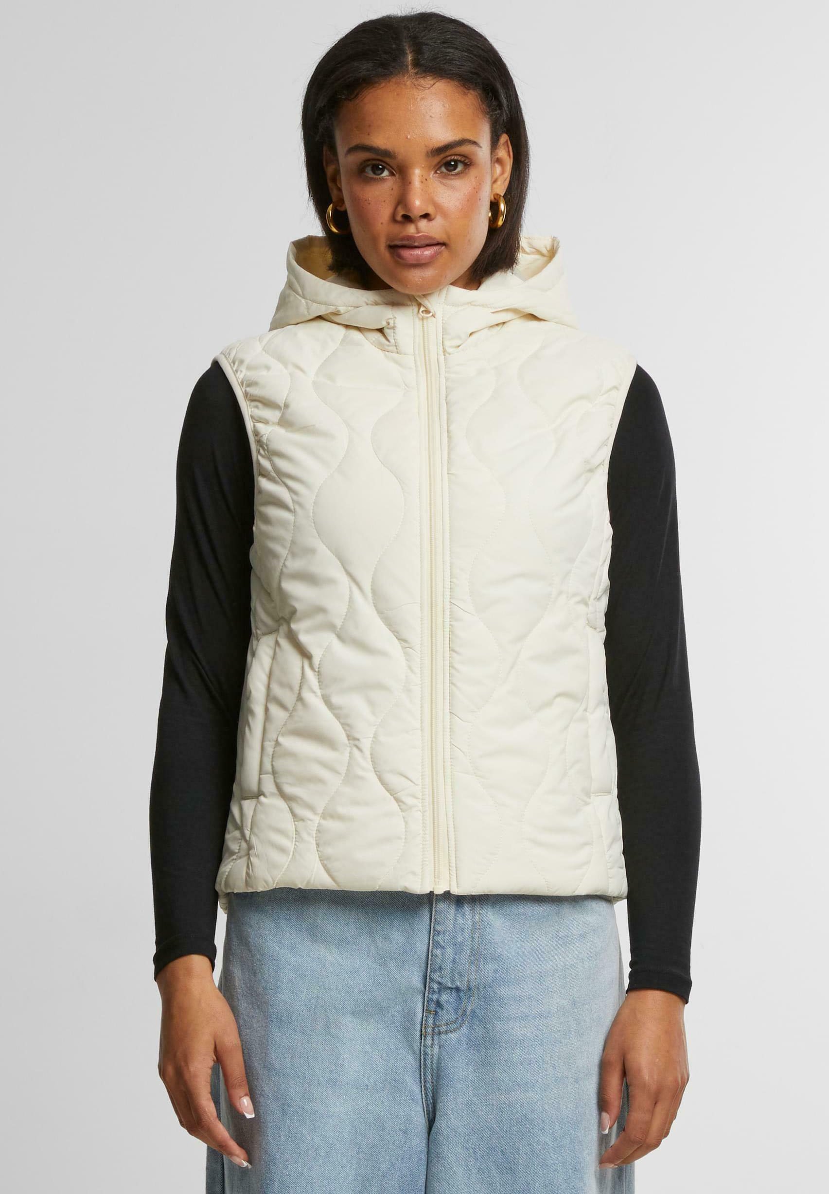Urban Classics SUPER PUFFER - Vest - wit zand