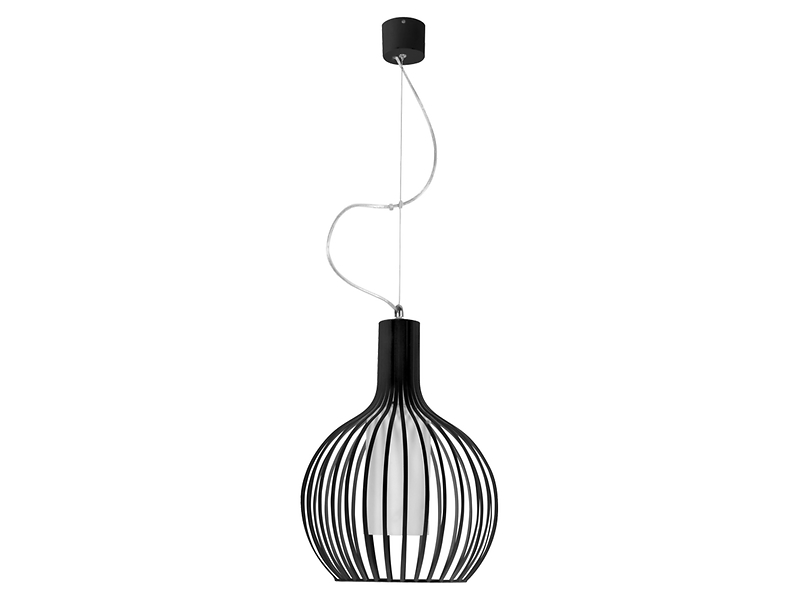 Lampa wisząca Coco Black metalowa czarna