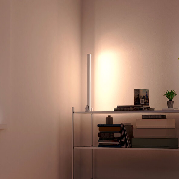 LED-Ambienteleuchte Talpa λευκό + χρώμα, 2er-Set