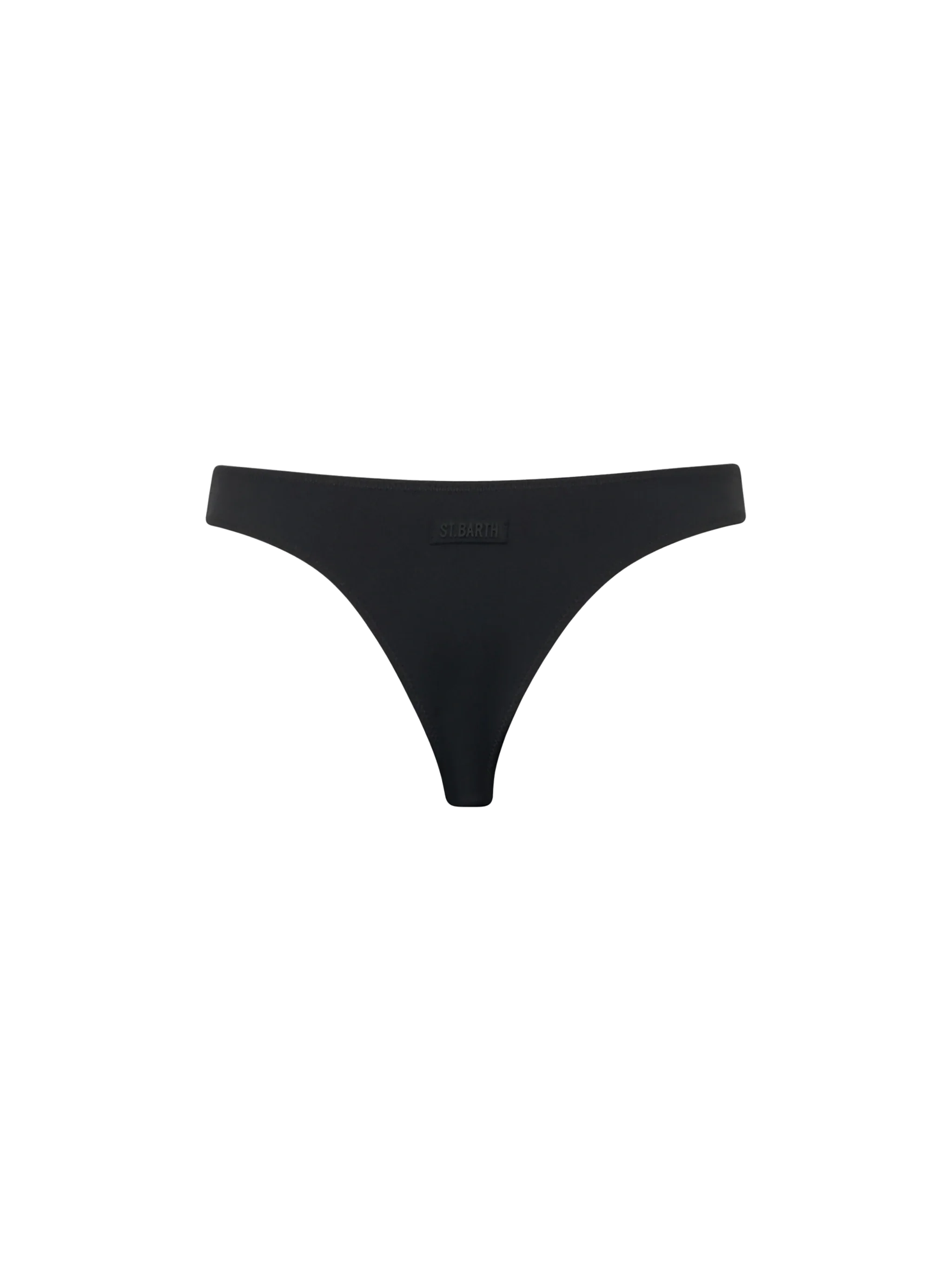 Braguita de baño de corte alto negra para mujer de Naomi