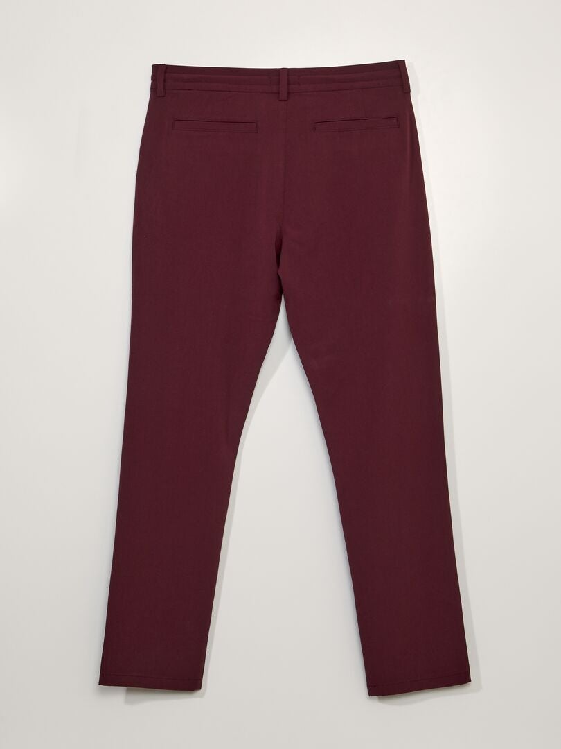 Calças Slim Fit Coloridas - VERMELHO
