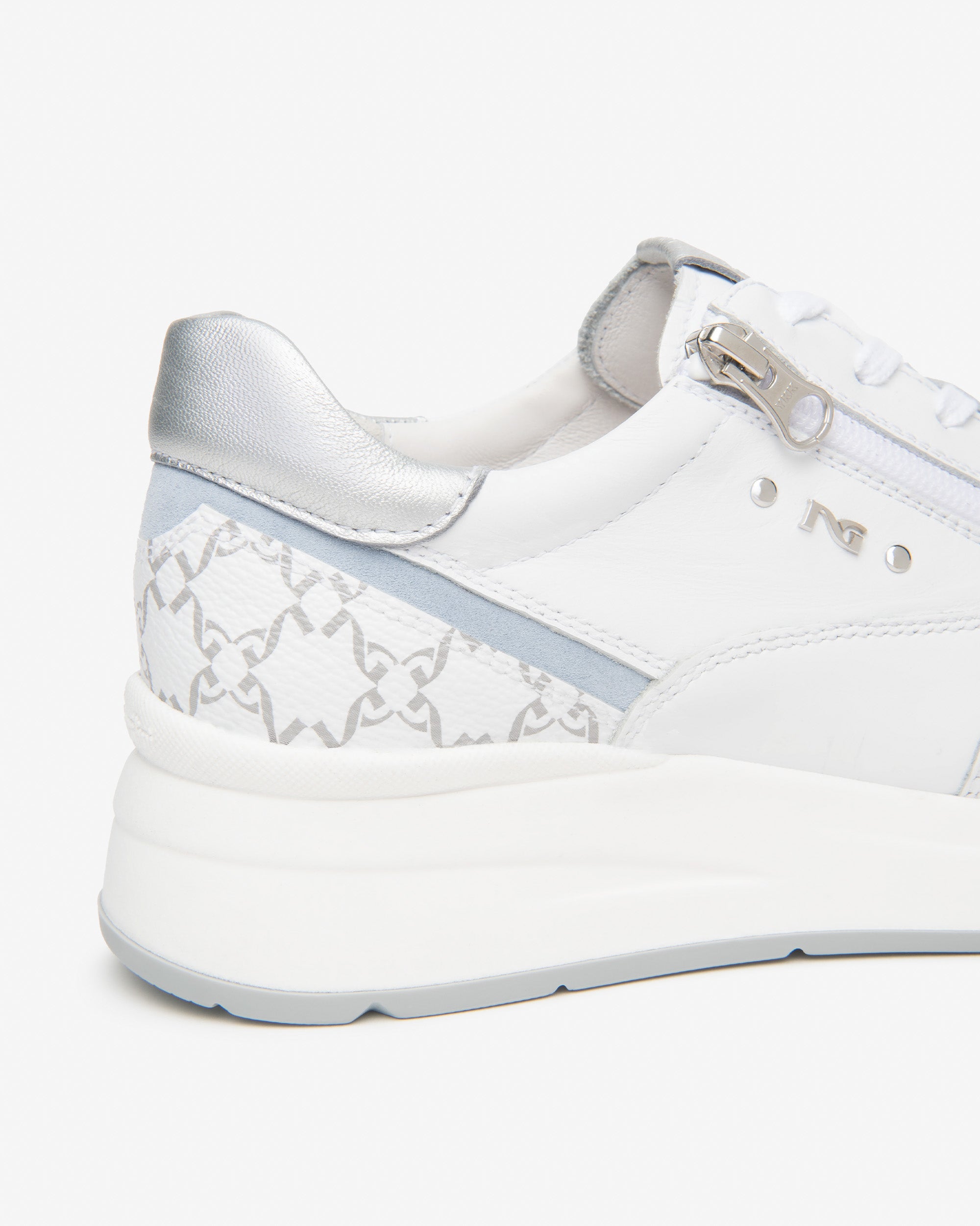  Damen-Sneaker aus Leder und Funktionsmaterial