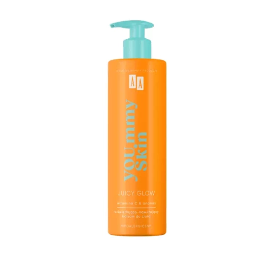 AA You.mmy Skin rozświetlająco-nawilżający balsam do ciała Juicy Glow 400 ml