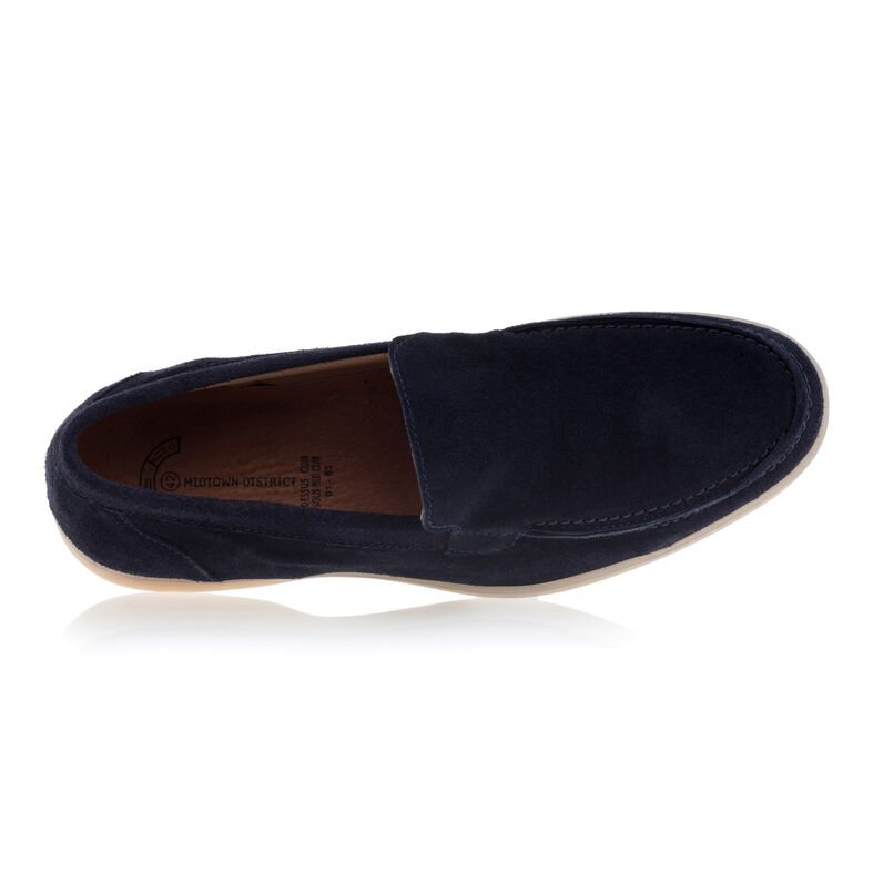 Mocasines/zapatos náuticos azules para hombre