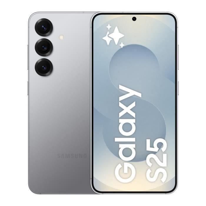 Smartphone SAMSUNG Galaxy S25 AI de 128 GB, color gris