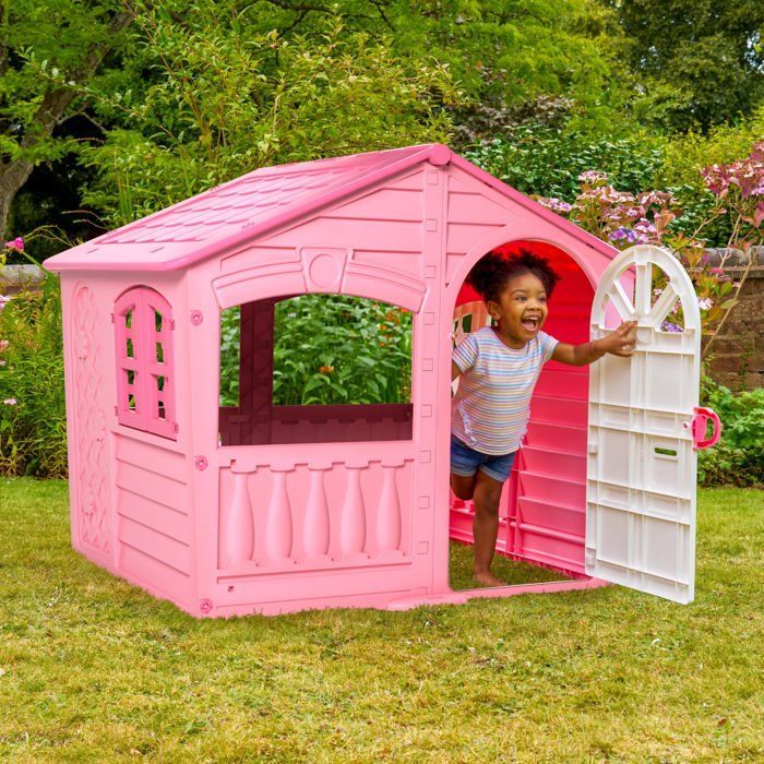 Maisonnette cabane BARBE À PAPA en plastique