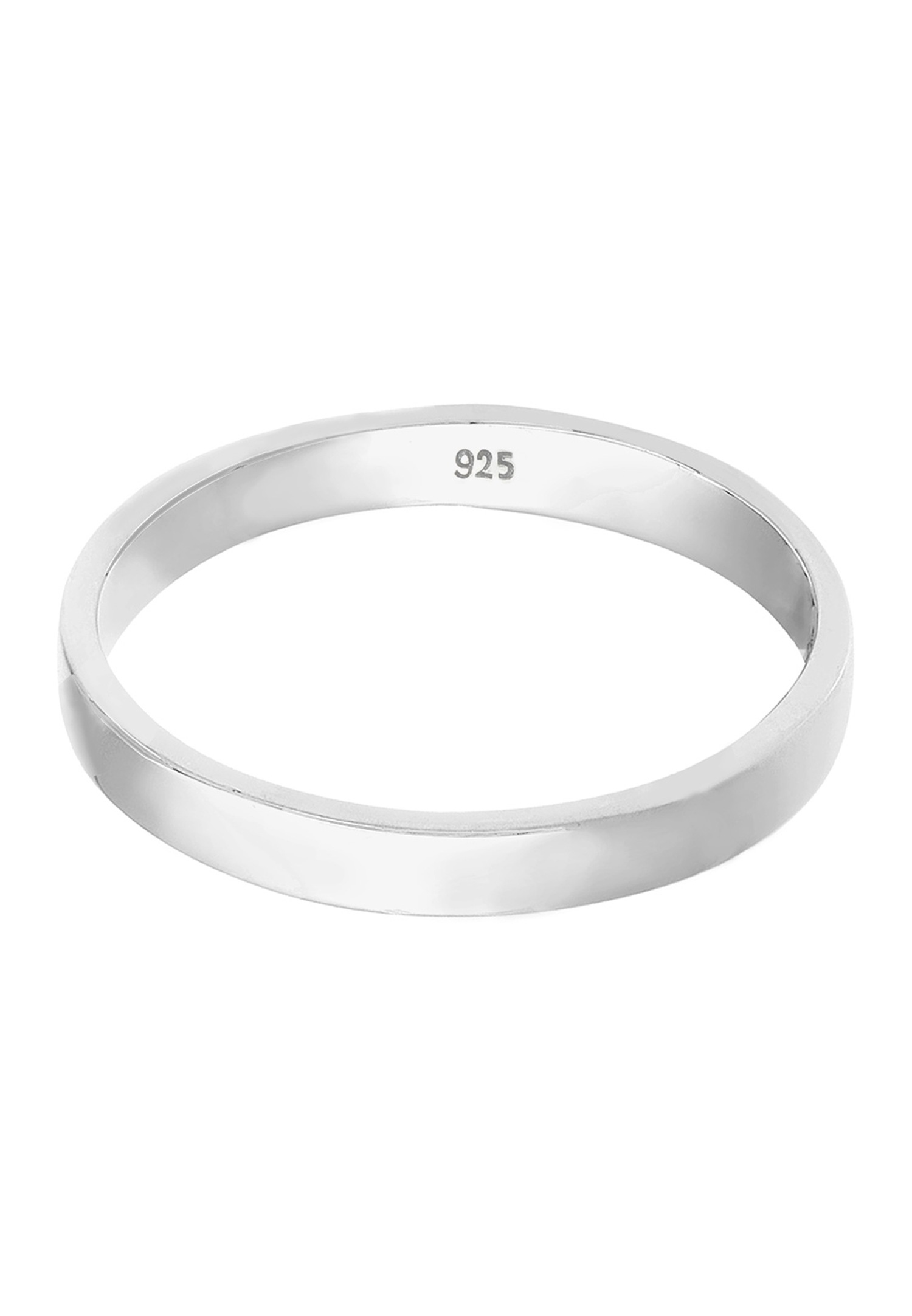 Elli Femmes Fiançailles Simple Élégant en Argent Sterling 925