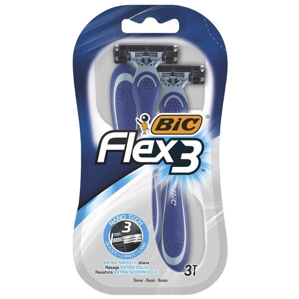 „Bic Flex 3 Comfort“ skustuvas<br>3 dalys