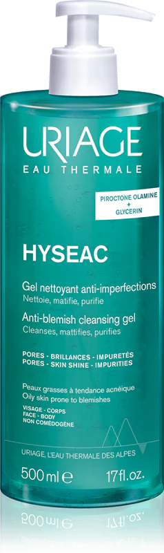 Uriage Hyseac Cleansing Gel jemný čistiaci gél na tvár a telo