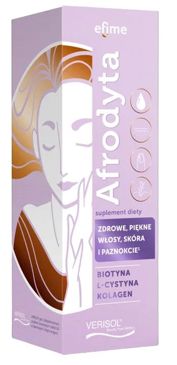 Efime Afrodyta Zdrowe Piękne Włosy, Skóra i Paznokcie, Płyn