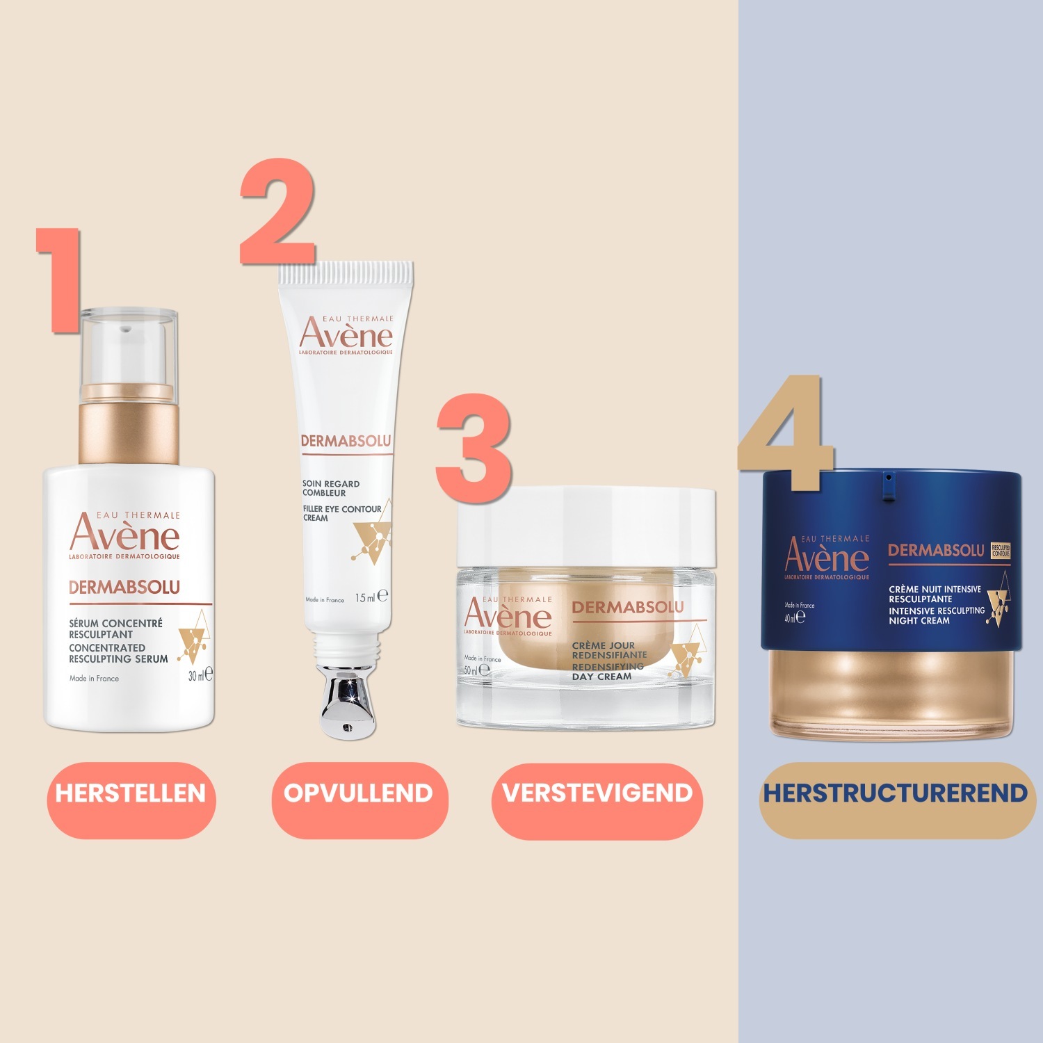 Avène DermAbsolu Intenzívny regeneračný nočný krém - 40 ml