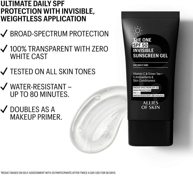 Allies of Skin The One Invisible Sunshine Gel SPF 50