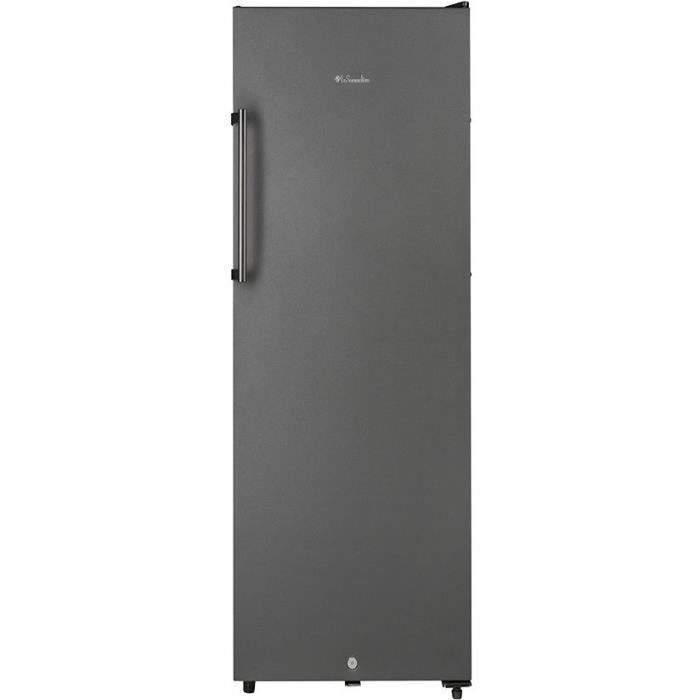Wijnkelder voor rijping - LA SOMMELIERE - CTPNE147E - 147 flessen - Massieve deur - Energieklasse E - 54 x 60 x 167,4 cm - Zwart