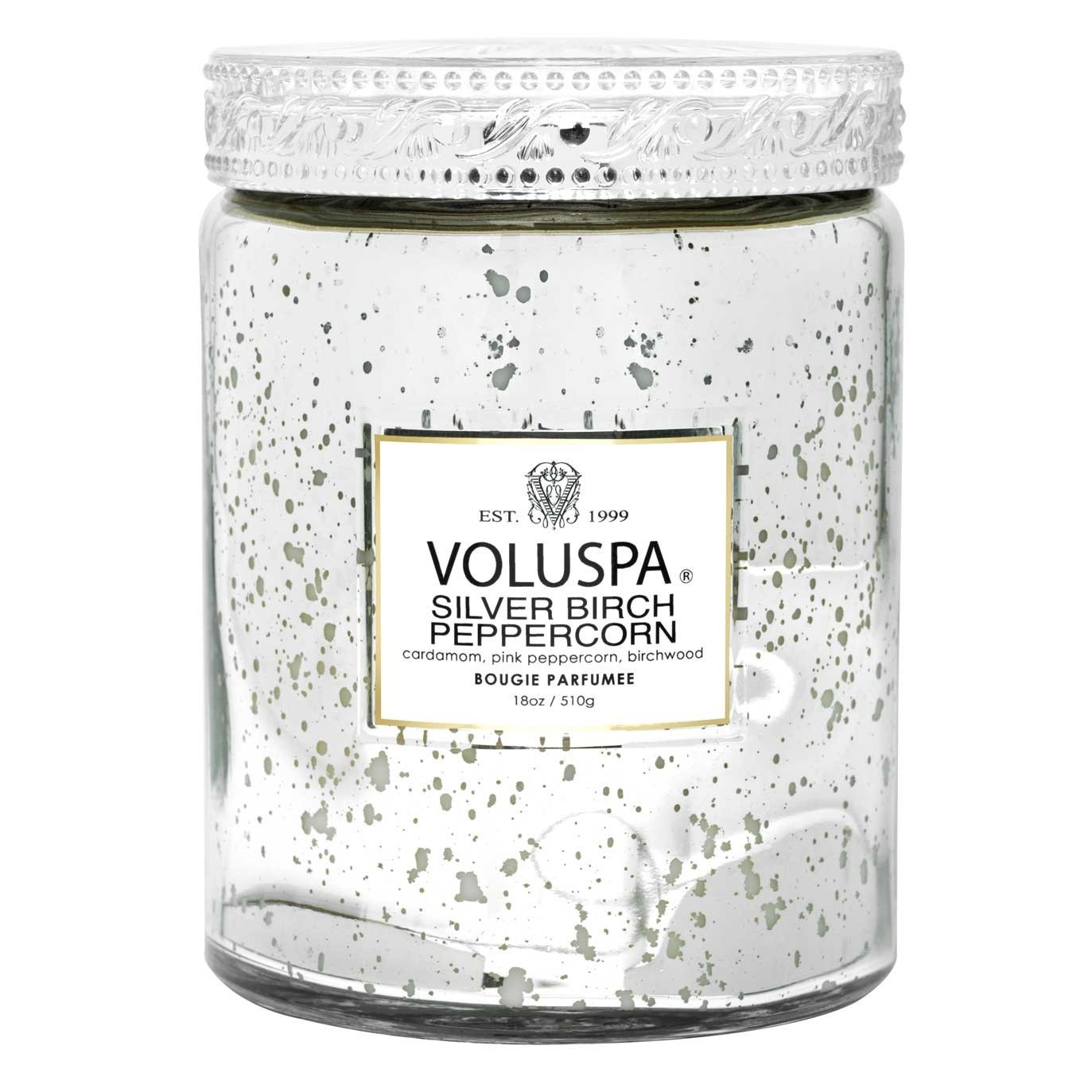 VOLUSPA Silver Birch 18oz Large Jar Speckle