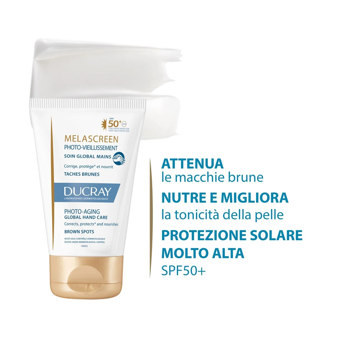 Melascreen Foto-invecchiamento trattamento globale mani SPF50+ - Tratt.mani Antietà Antimacchie