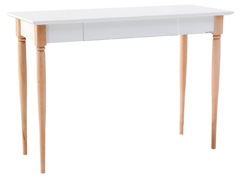 Biurko Mamo 105 cm z szufladą białe