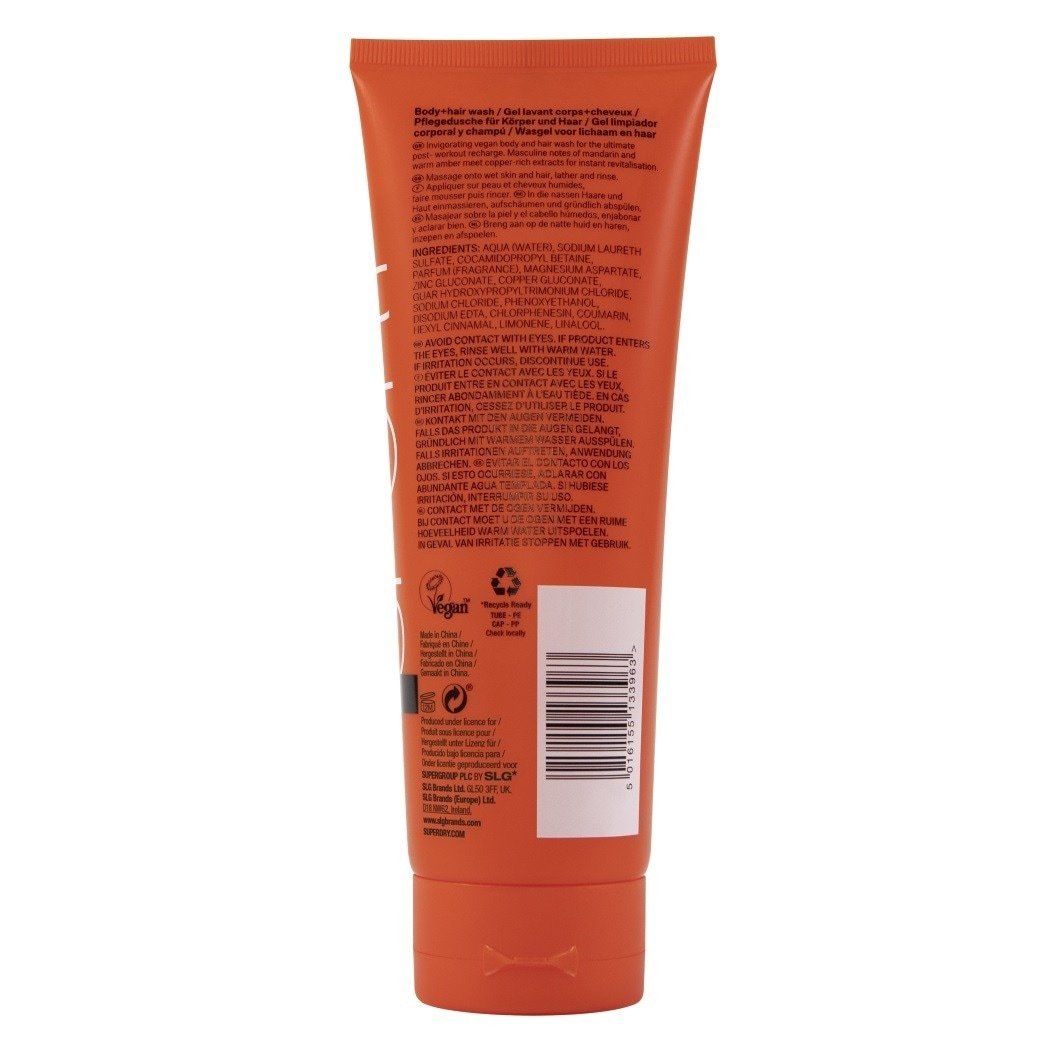 СуперДрај спортски шампон за тело и косу RE:charge - 250 мл