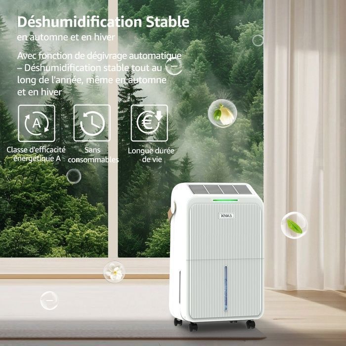 Deshumidificador de compresor - PD22SC - 16 L/día - Pantalla táctil LED - 45 m²