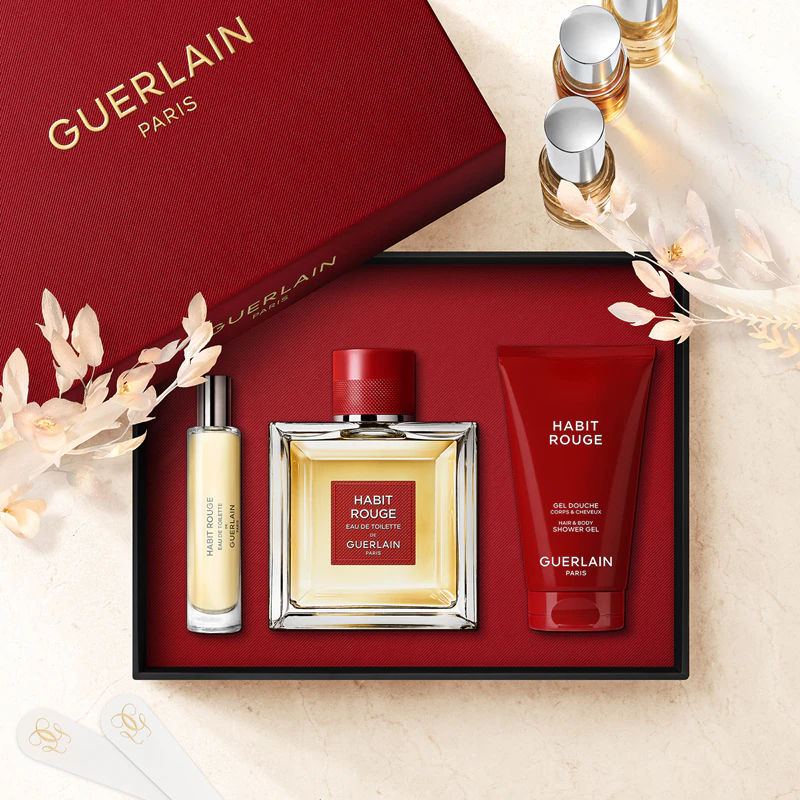 GUERLAIN Habit Rouge Limited Edition darčeková sada pre mužov