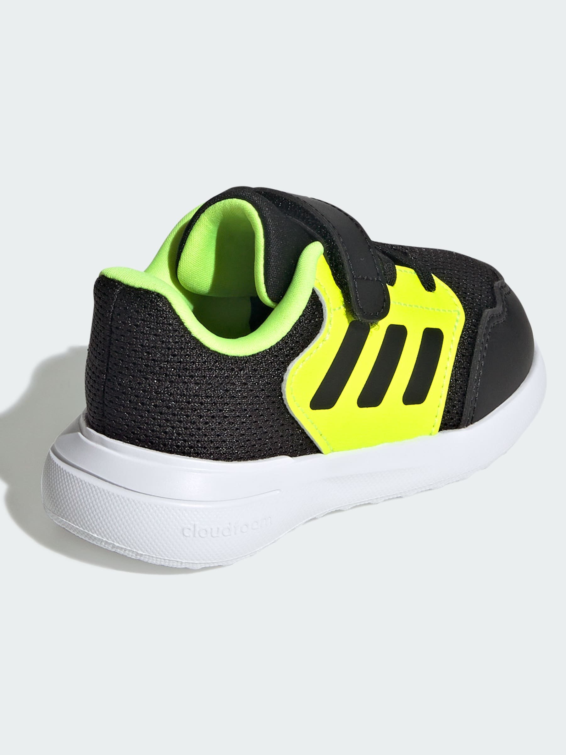 adidas Performance TENSAUR UNISSEX - Tênis de corrida de rua - preto, amarelo limão