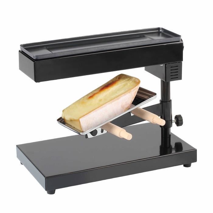 Raclette tradicional - LIVOO - DOC159 - 600W - Para 6 a 8 personas - Soporte para queso extraíble - 2 espátulas