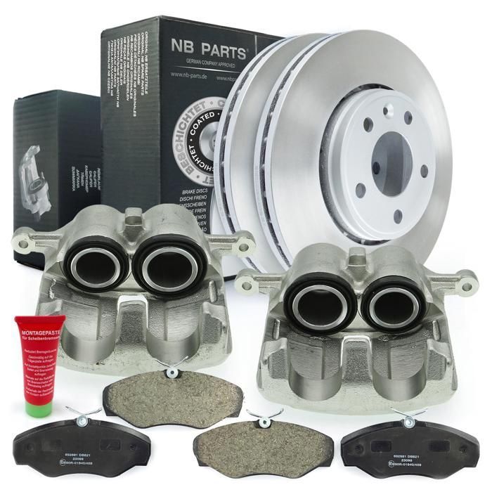 Jeu d'étriers + disques + plaquettes de NB PARTS
