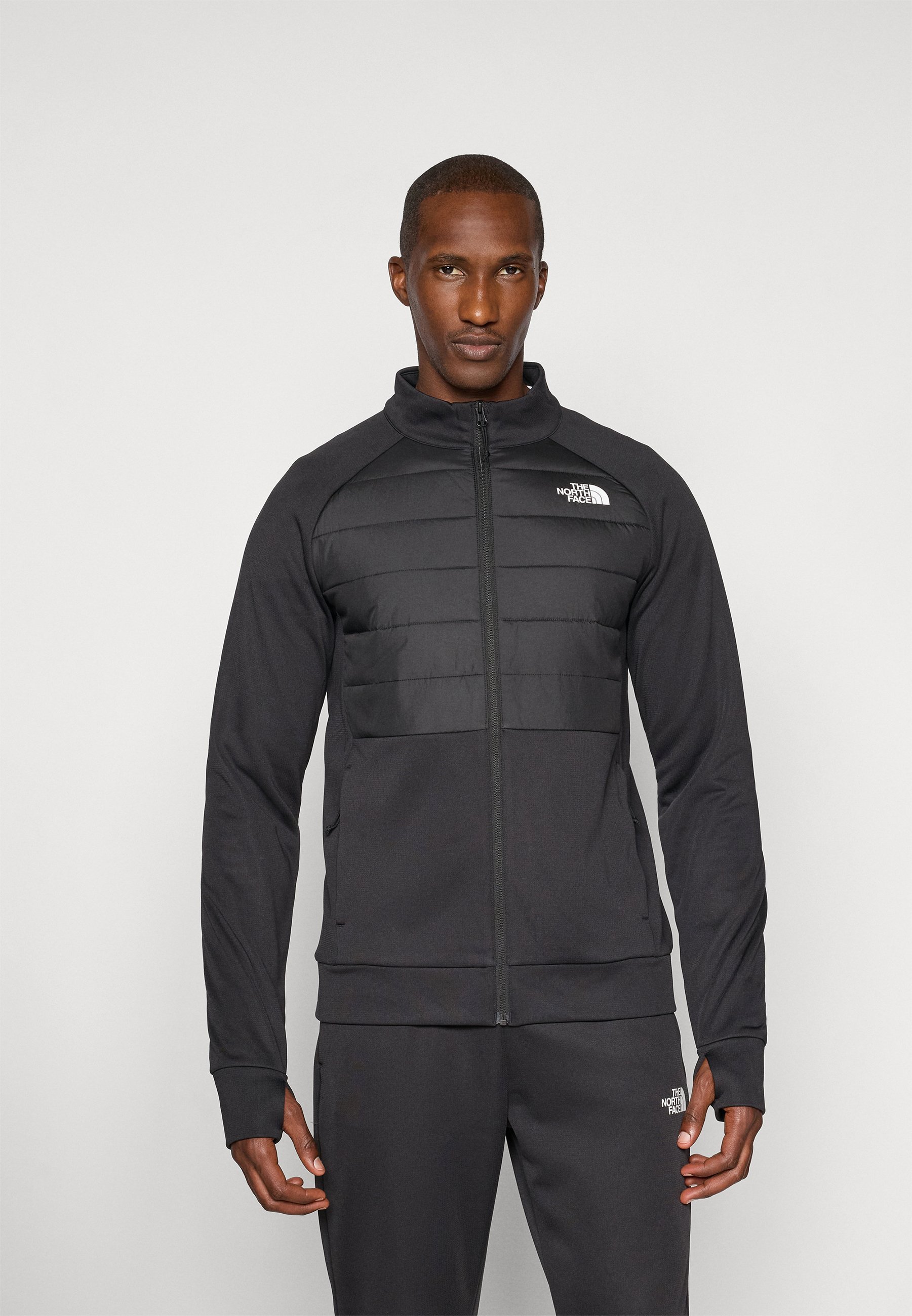 The North Face REAXION HYBRID FULL ZIP - Outdoorjack - zwart gemêleerd