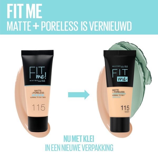 Maybelline New York Fit Me Matte & Poreless tekoči puder 250 Sun Beige