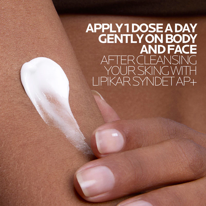La Roche-Posay Lipikar AP+Max Balsam – pflegender Körperbalsam für trockene und atopische Haut