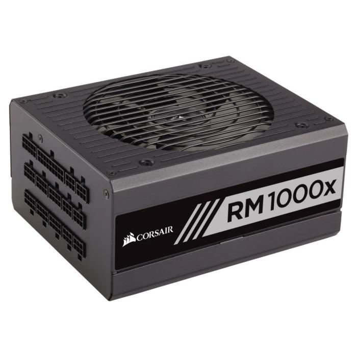 PC power supply - CORSAIR - RM1000x Shift -1000 Watt - ATX 3.1 - PCIe 5.1 - Cybenetics GOLD Certified - Shifted Modular PSU