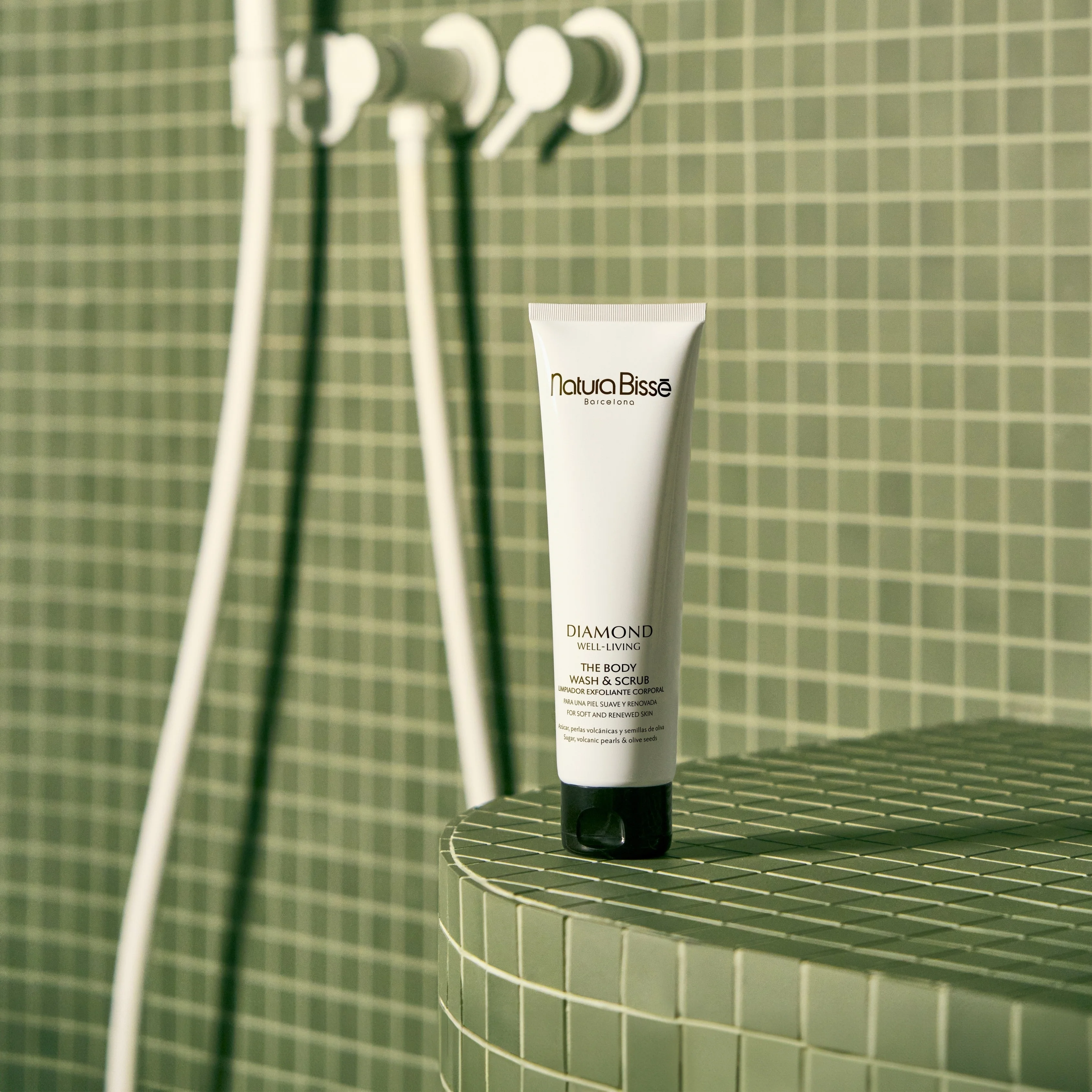 Diamond Well-Living The Body Wash & Scrub - Esfoliante, Bagno e Doccia