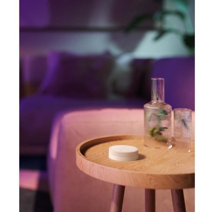 Télécommande Tap Dial Switch - PHILIPS HUE - Blanc - Contrôle plusieurs pièces - Compatible Alexa - Intérieur