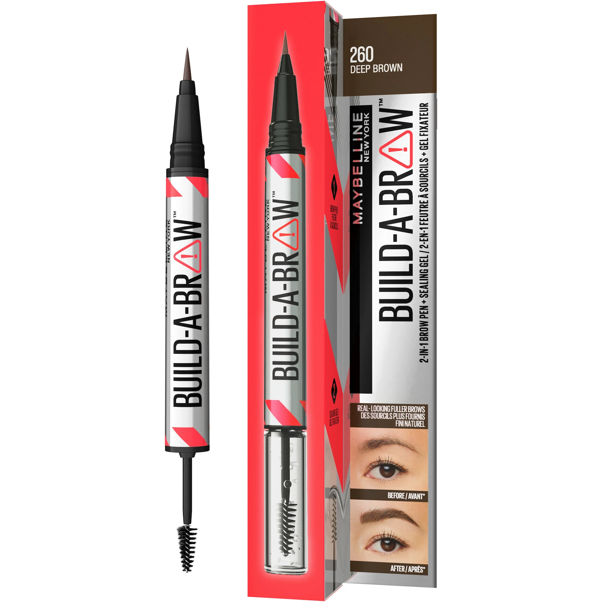 Build-A-Brow Pen 260 Mélybarna - Maybelline