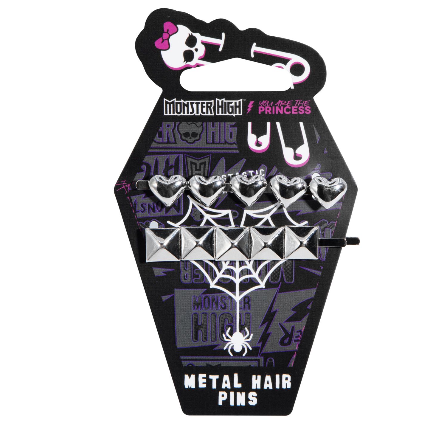 „Monster High™“ metaliniai plaukų segtukai Plaukų aksesuarai