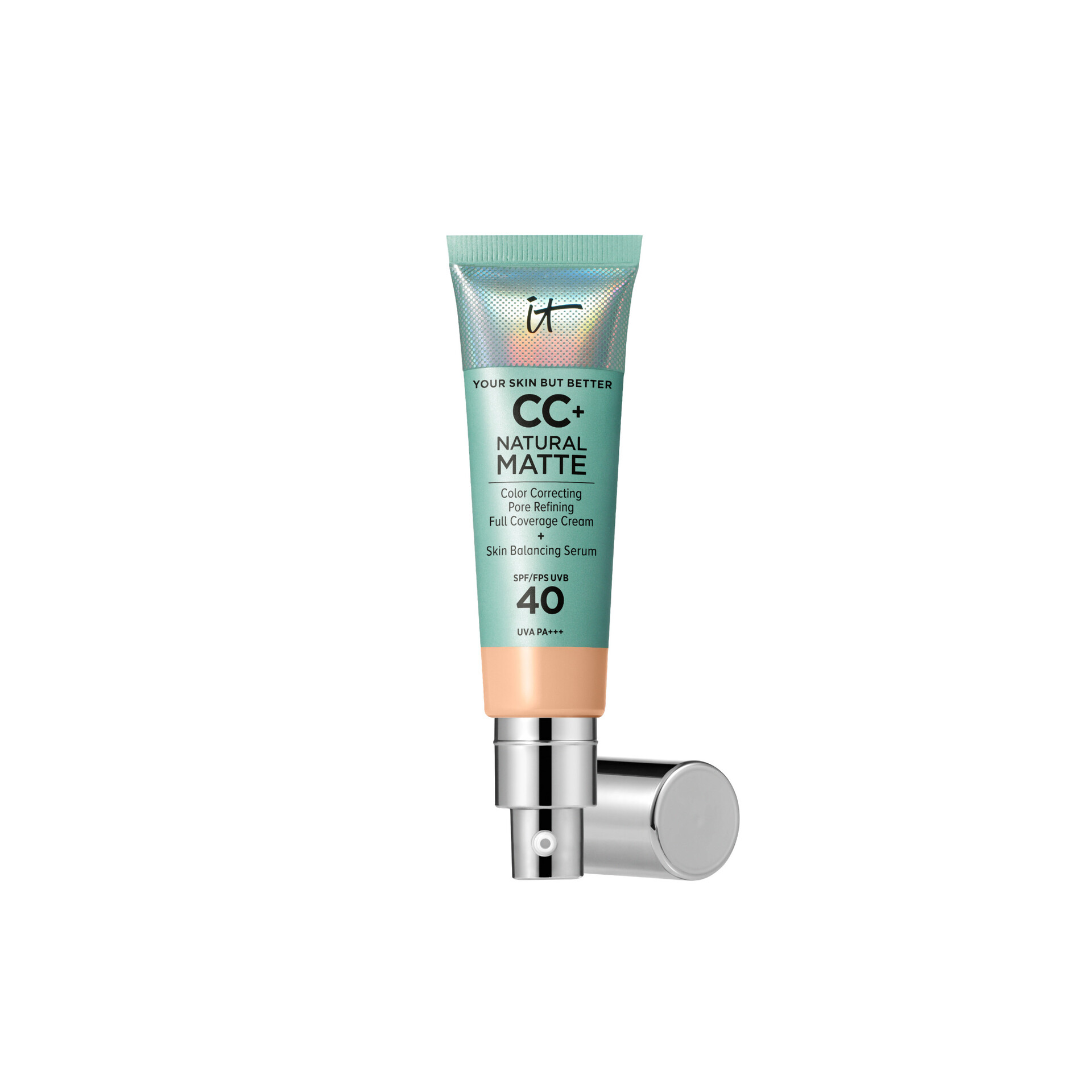 Cremă CC naturală mată SPF40 cu tenul tău, dar mai bună - Light Medium - IT Cosmetics