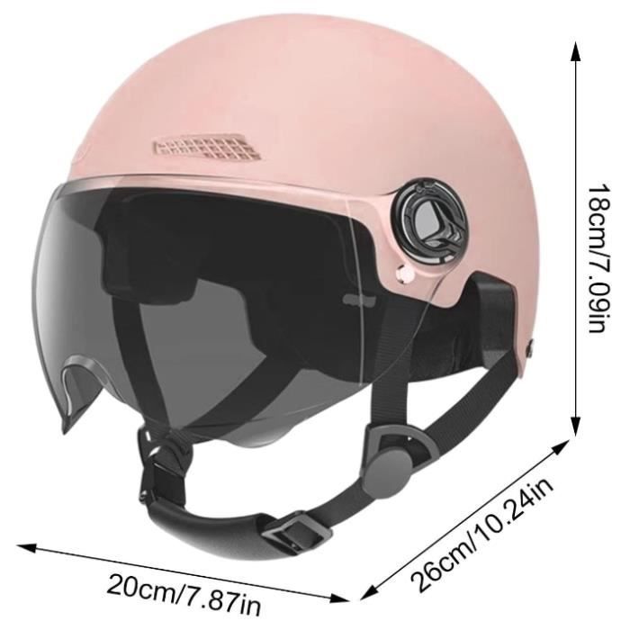 Casque Trottinette Electrique - Rose - Pour Adultes Et Jeunes - Taille 54-62 Cm