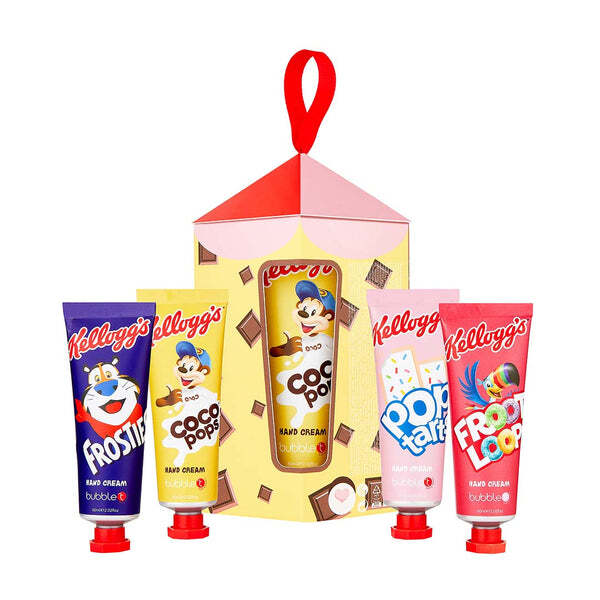 Darčeková sada krémov na ruky Bubble T Cosmetics Kellogg's (4 x 60 ml)