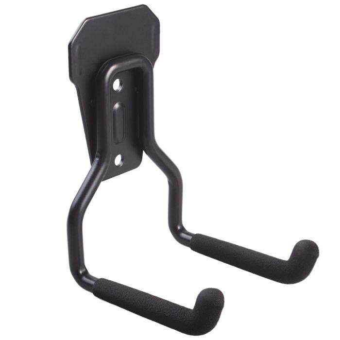 Soporte de pared para garaje - Maclean - MC-439 - Acero - Carga máxima 35 kg - Negro
