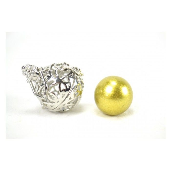 Colar da moda com pingente de metal prateado para gestantes