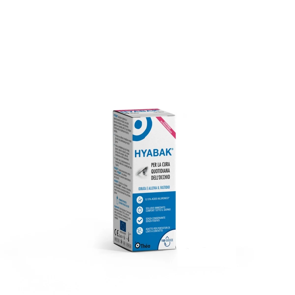 THEALOZ Hyabac oogoplossing 5 ml voor droge ogen en contactlenzen