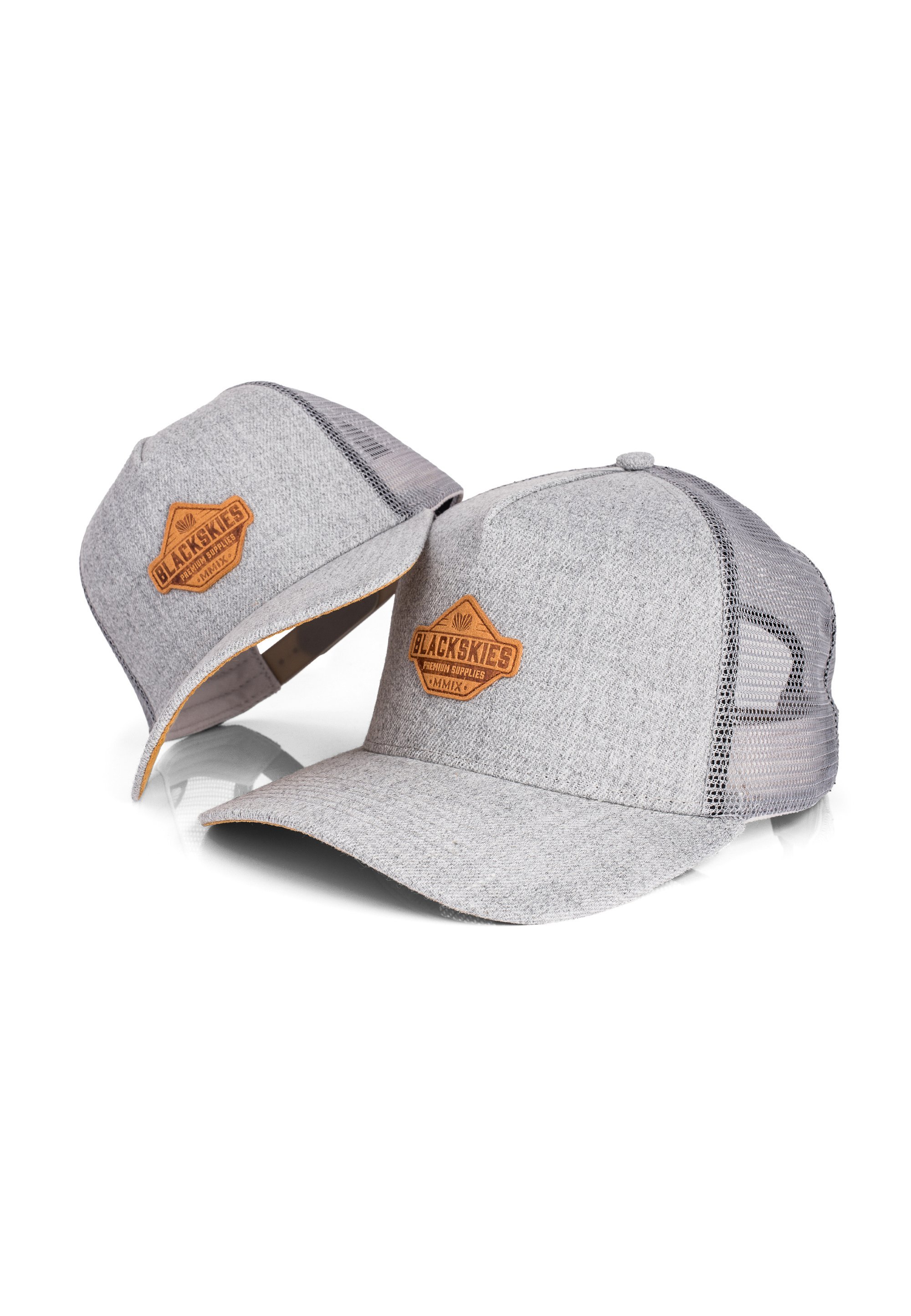 Blackskies Trucker-Set (2er-Pack) – Kappe – grau