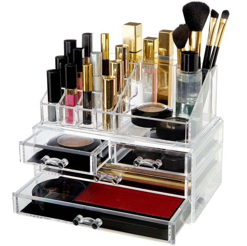 UNIQ Beautycase makiažo organizatorius su 4 stalčiais ir 13 skyrių – 1 vnt.