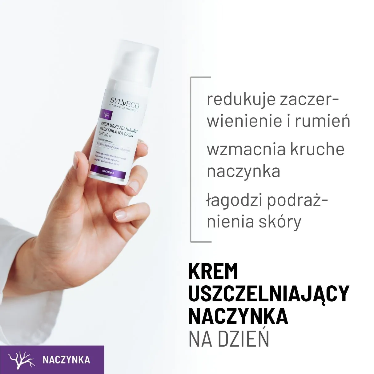 Sylveco Dermo Krem uszczelniający naczynka na dzień